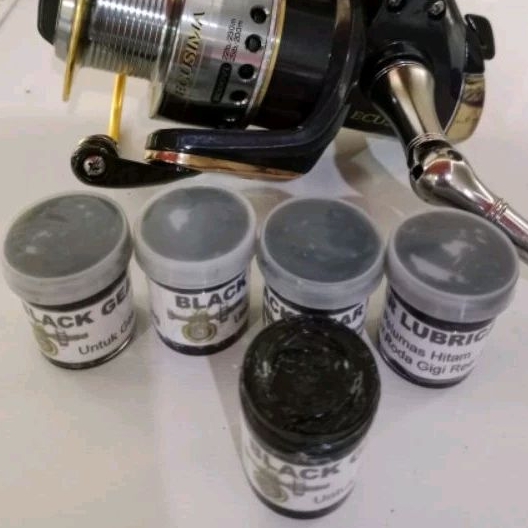 Jual Pelumas Reel Pancing Grease Hitam/ Black Lubricant 20cc | Shopee ...