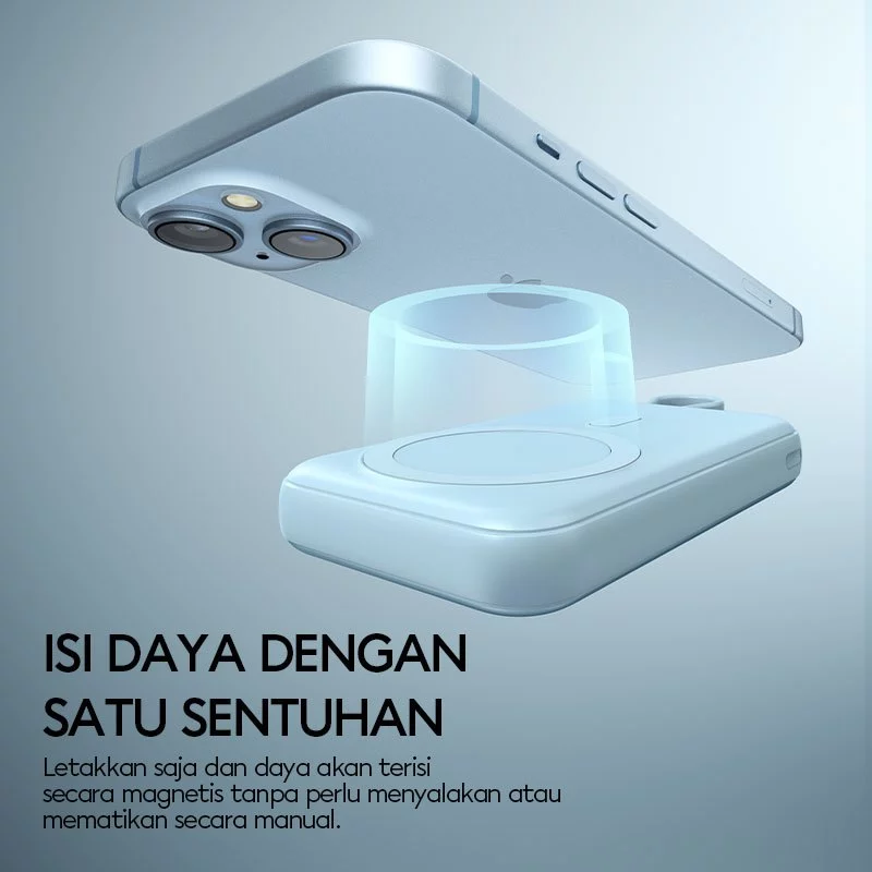 VIVAN Wireless Powerbank VPB-W13 PD 20W 3 Output Fast Charging Magnet Kuat Garansi 18 Bulan