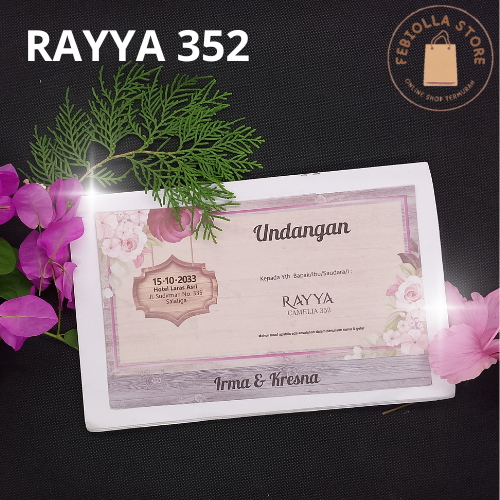 Jual [ GRATIS UNDANGAN DIGITAL ] CETAK UNDANGAN PERNIKAHAN FULL COLOUR ...