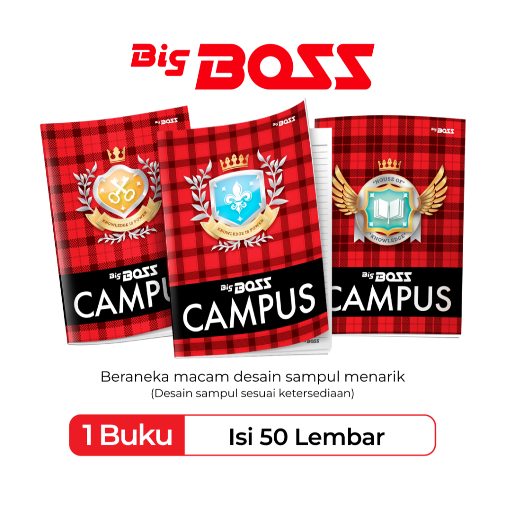 Bigboss Buku Tulis Campus 10 Pcs (1 PAK) 36/50 Lembar (3)