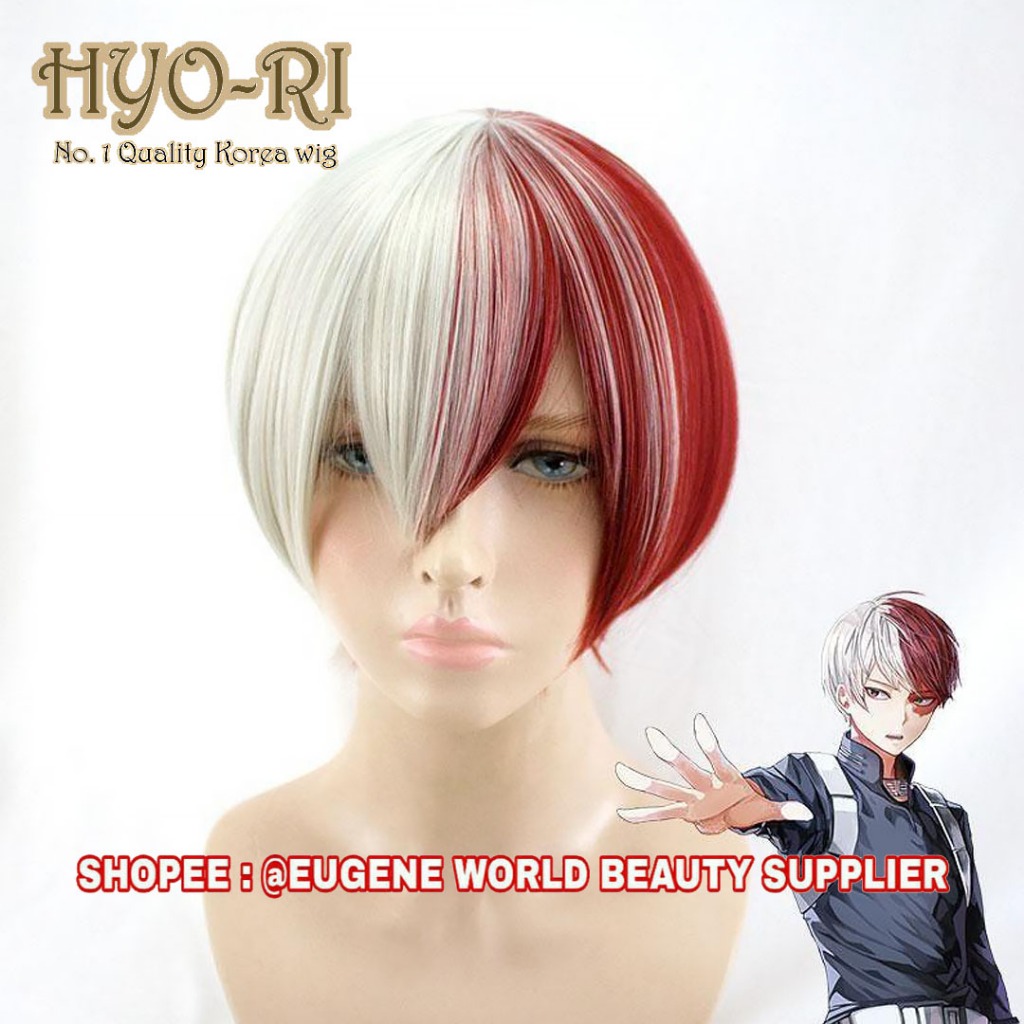 Jual READY STOCK STYLED - WIG TODOROKI SHOTO WIG SHOTO TODOROKI WIG COSPLAY  ANIME MY HERO ACADEMIA WIG COSPLAY ANIME BOKU NO HERO ACADEMIA FULL WIG  COWO COWOK PRIA PENDEK LURUS OMBRE