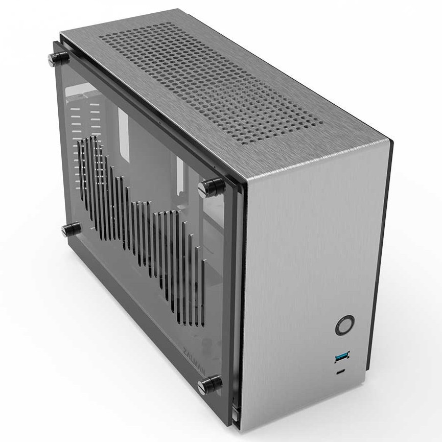 Jual ZALMAN M2 MINI SILVER MINI ITX SFF PC CASE CASING GAMING CHASSIS ...
