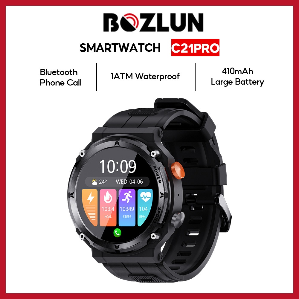 Jual Bozlun jam smartwatch pria Anti Air Jam Tangan Digital Pria Jam Tangan Lari Wanita Bluetooth Smartwatch C21pro Shopee Indonesia