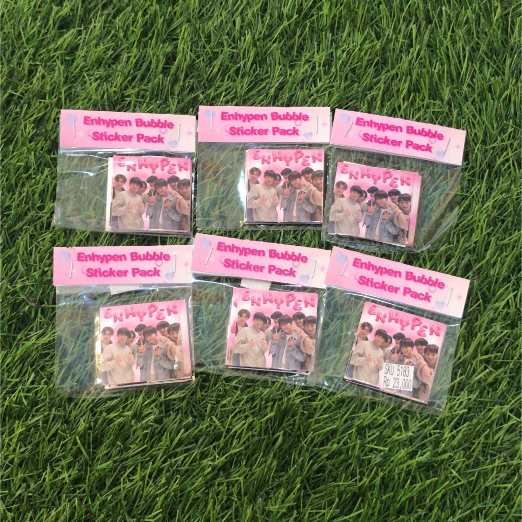 Jual ENHYPEN STICKER SHEET PACK GLITTER LS STICKER | Shopee Indonesia