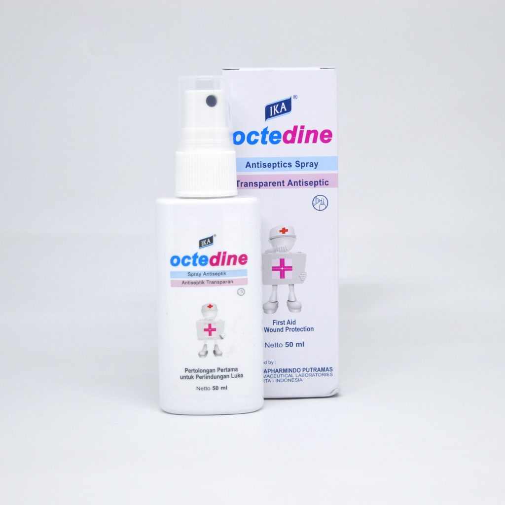 Jual OCTEDINE CAIRAN ANTISEPTIK SPRAY 50 ML | Shopee Indonesia