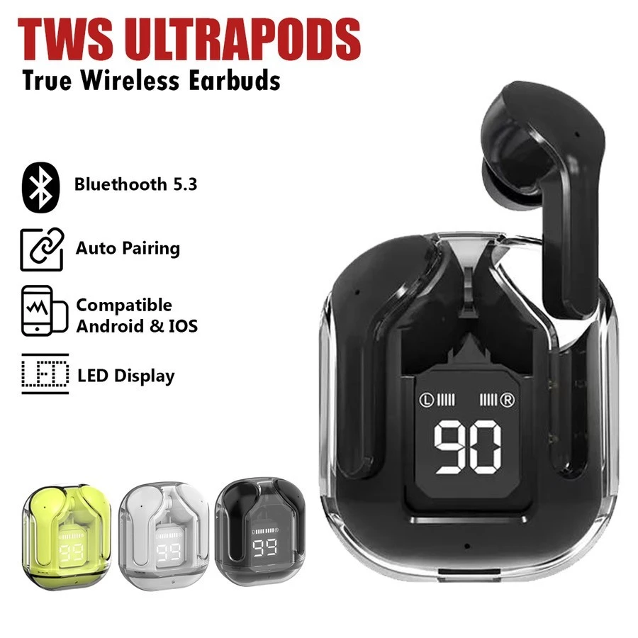 Ultrapods air31 tws bluetooth 5.3 earphone android with microphone hifi stereo bass