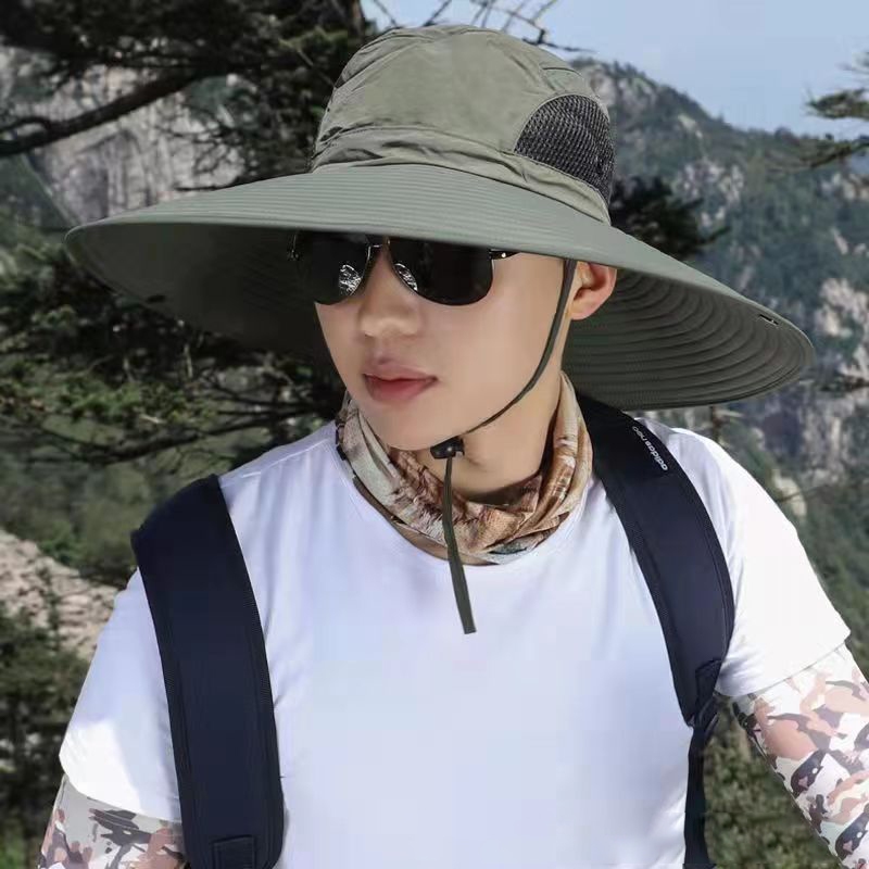 Jual Topi Rimba Pria Outdoor Hiking Gunung Mancing dengan Sarung ...