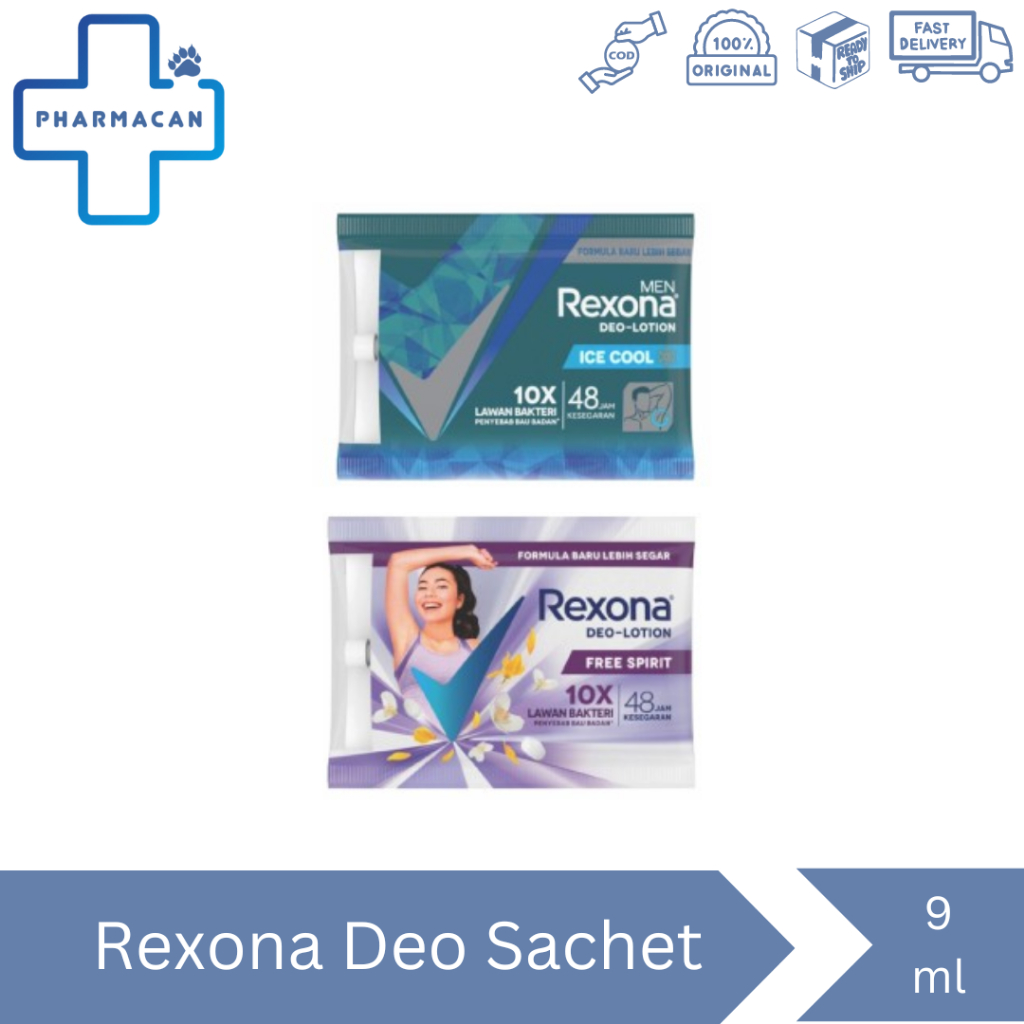 Jual Rexona Deo-Lotion 9r Sachet Renteng isi 12 Sachet | Mengontrol ...