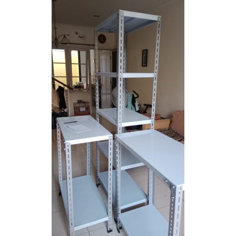 Jual meja rak besi siku serbaguna P 80 x L 40 T 65 susun 2 | Shopee ...