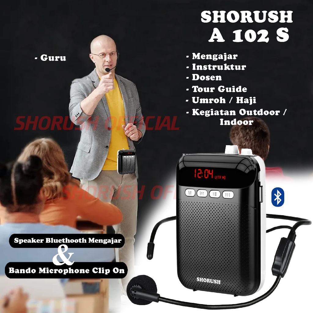 Jual Shorush A S Speaker Pinggang Portable Mini Bluethooth Dengan