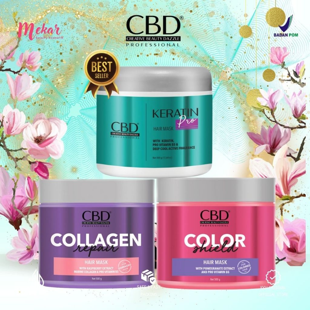 Jual CBD Profesional Hair Mask Series | Masker Rambut CBD | Shopee ...