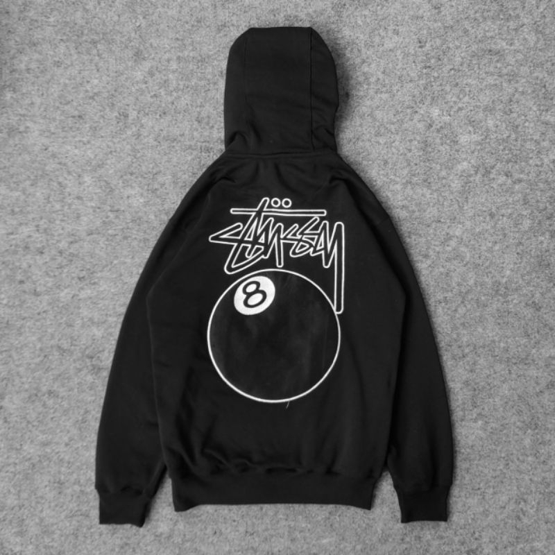 Jual Hoodie Stussy Ball Premium Black Shopee Indonesia