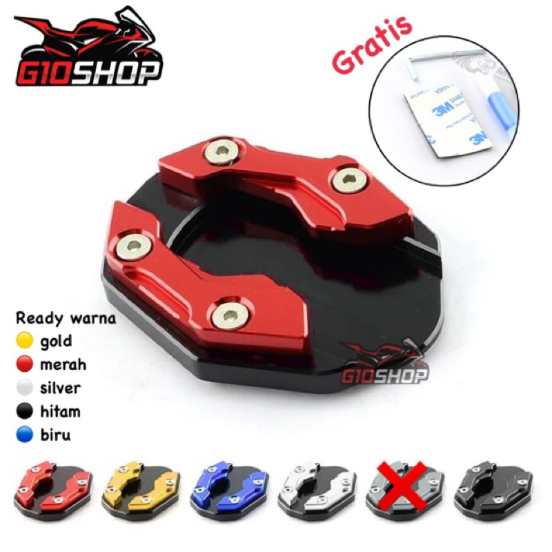 Jual Cover Standar Samping atau sepatu standar samping CNC Fuzion Motor