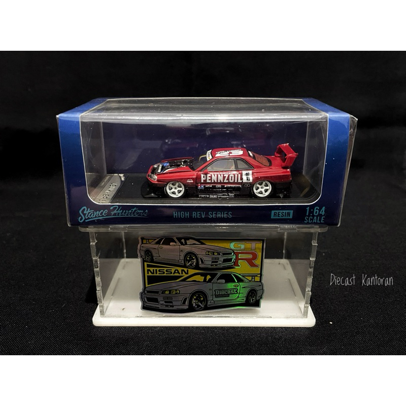 Jual Stance Hunters LBWK Nissan Skyline ER34 No5 Transparant Engine ...