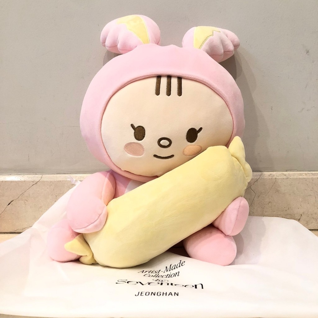 Jual [READY] JEONGHAN PLUFFY TORAM & BLANKET SET ARTIST MADE