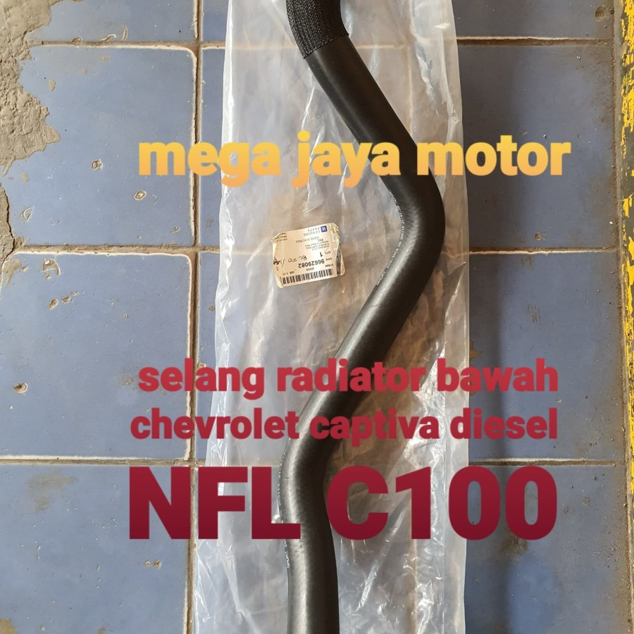 Jual selang radiator bawah chevrolet captiva diesel NFL C100 ORIGINAL ...