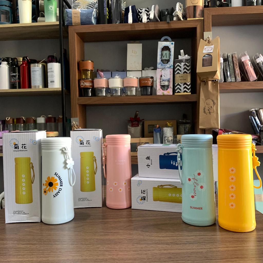 Jual Botol Kaca Daisy Bunga Summer 450ml Box | Shopee Indonesia