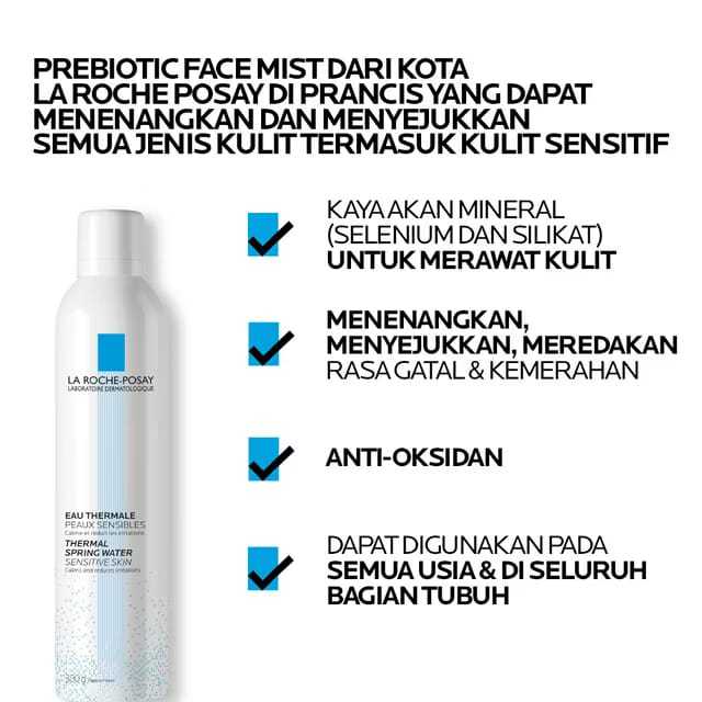 Jual La Roche Posay Thermal Spring Water Mist 300ML | Shopee Indonesia