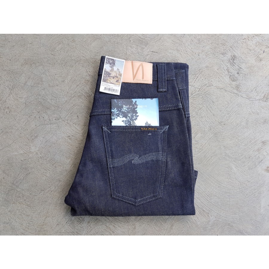 Jual Thin Finn Dry Dark Grey - Nudie Jeans Original | Shopee