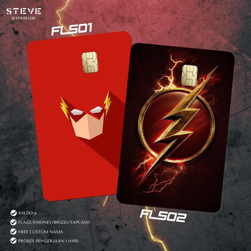Jual Flazz Gen 2 Emoney Brizzi Tapcash FlashCustom Nama UV Print ...