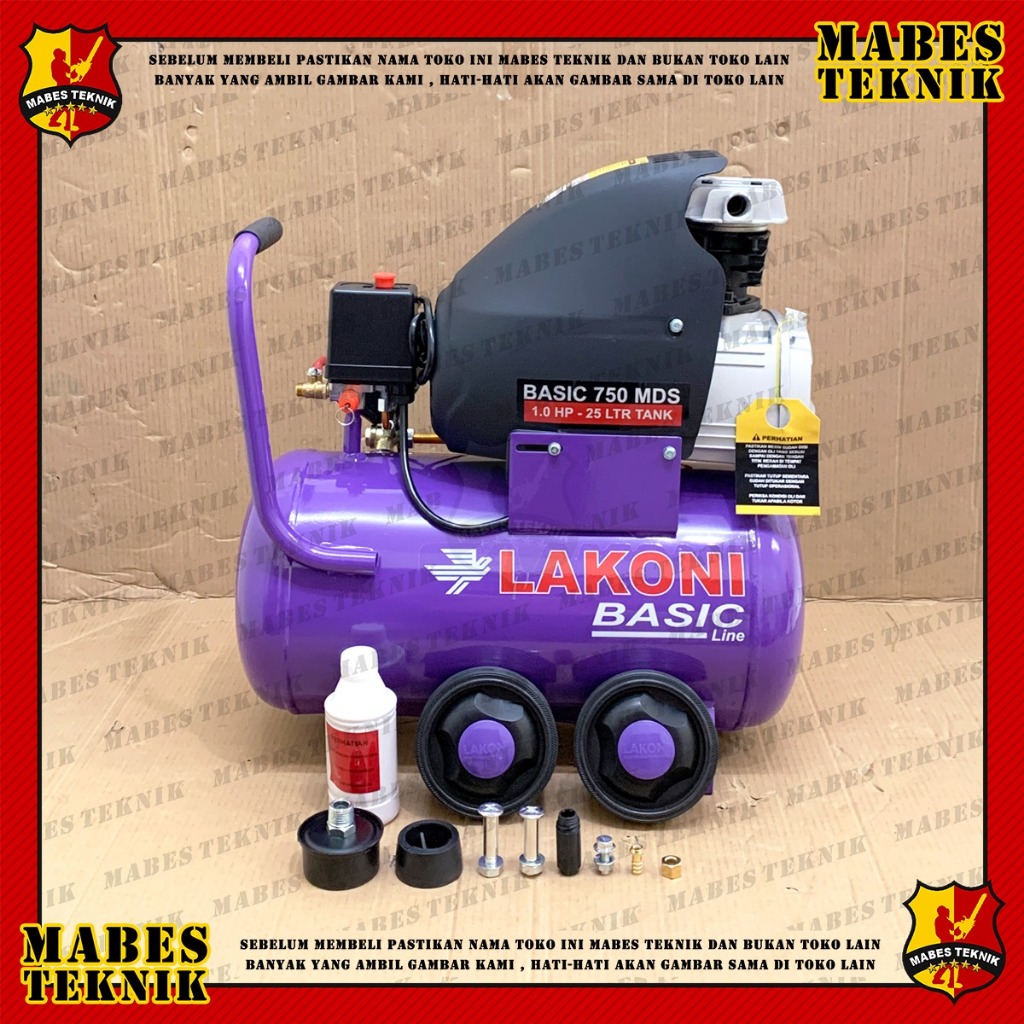 Jual KOMPRESSOR LAKONI BASIC 750 MDS 1 HP / LAKONI BASIC 750 MDS 25L ...