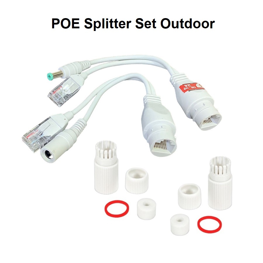 Jual Konektor POE Splitter Set Outdoor Waterproof | Shopee Indonesia