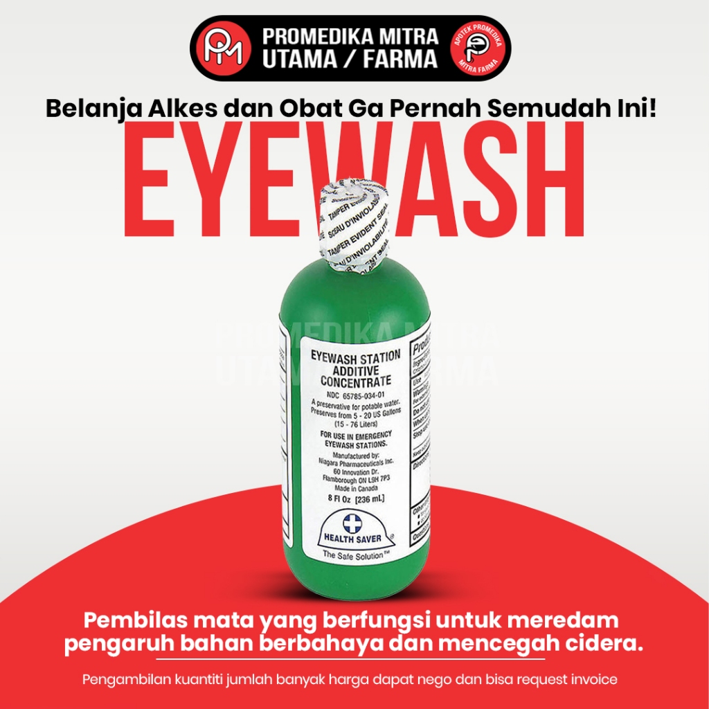 Jual Cairan Pencuci Mata Eyewash Khusus Untuk Mencuci Atau Membilas