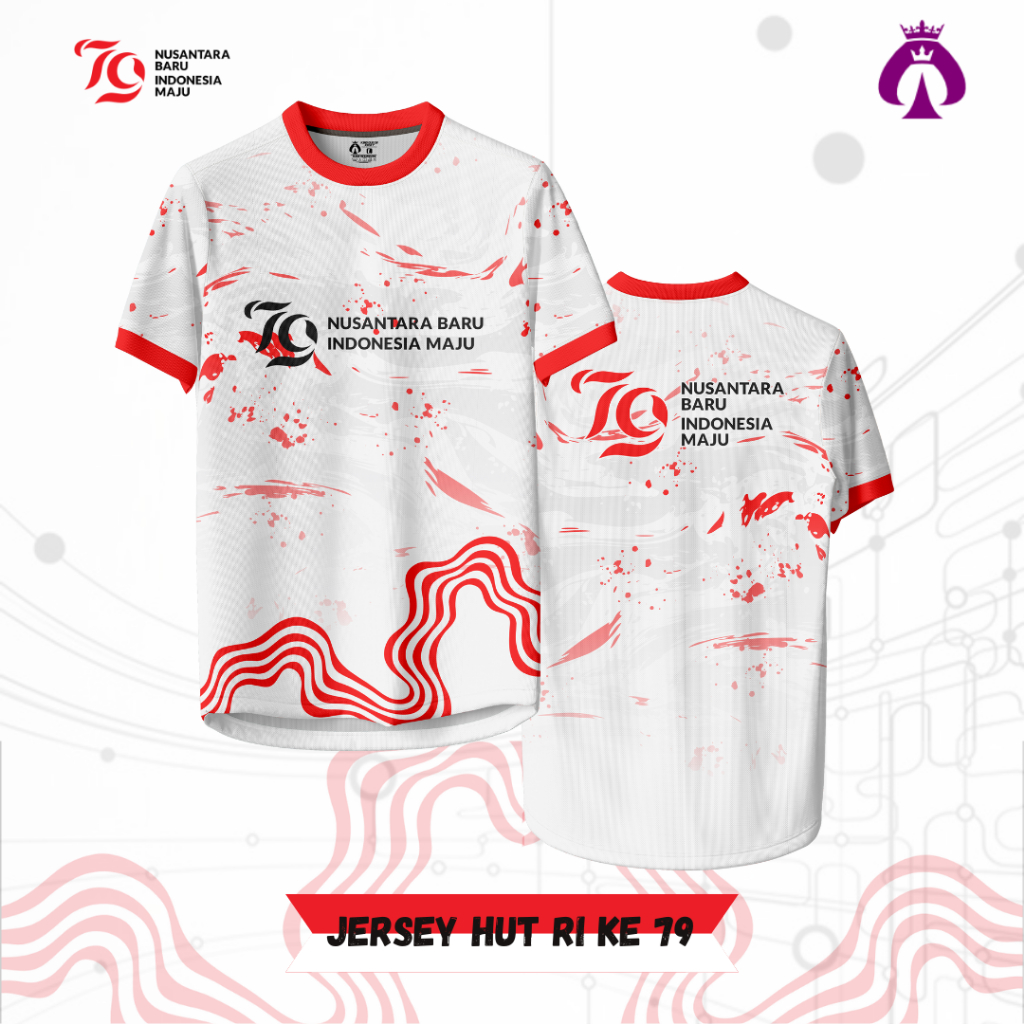 Jual KQ Jersey Baju Spesial Edition HUT RI 79 Fullprinting/ Seragam