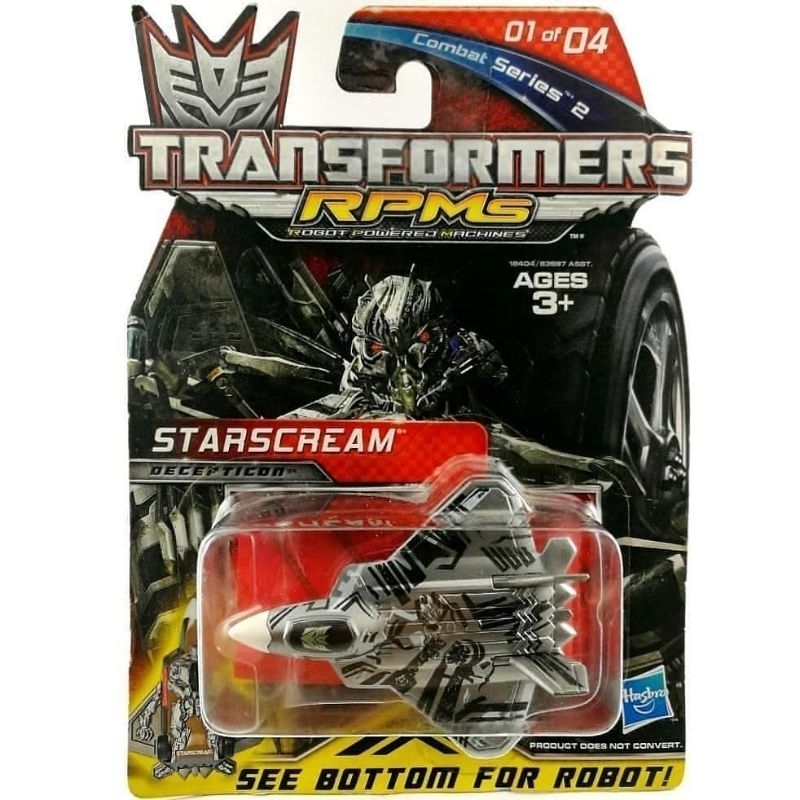 Jual 2010 Hasbro Transformers RPMS Combat Series Starscream (Decepticon ...