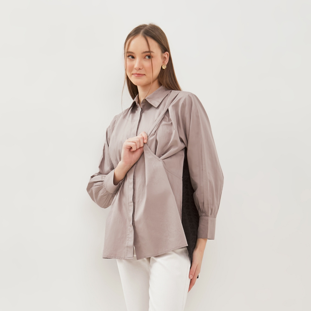 Jual Nyonya Nursing Wear Aiza Baju Ibu Hamil Dan Menyusui Shopee Indonesia