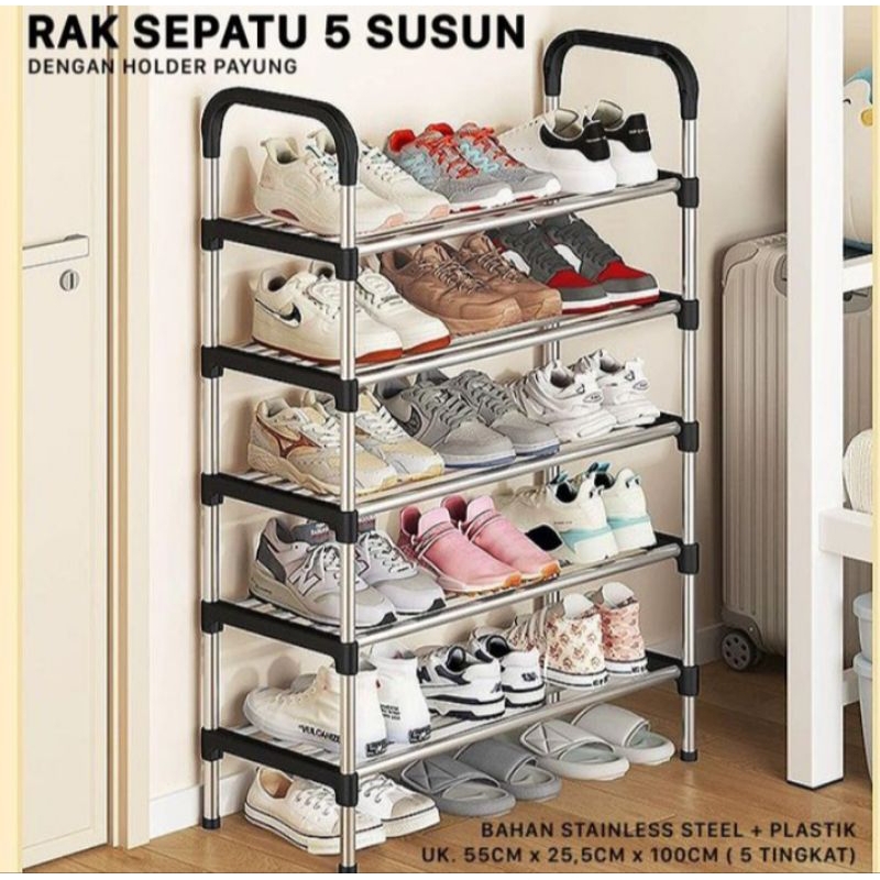 Jual Rak sepatu 5 susun | Shopee Indonesia