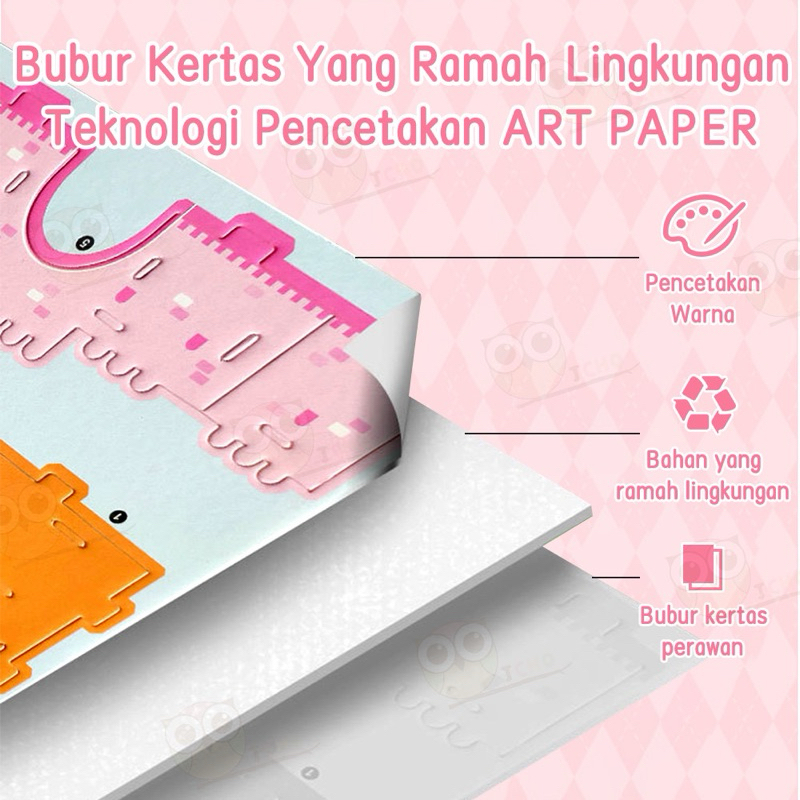 Jual DIY Mainan Puzzle 3D Paper HOUSE Mainan Puzzle Edukasi | Shopee ...