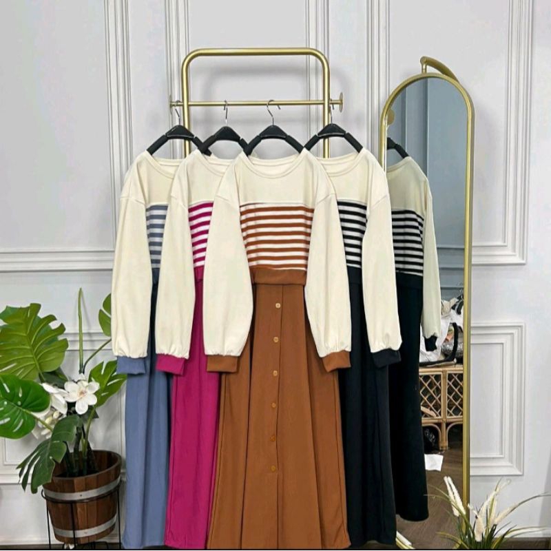 Jual Almira midi dress | Shopee Indonesia