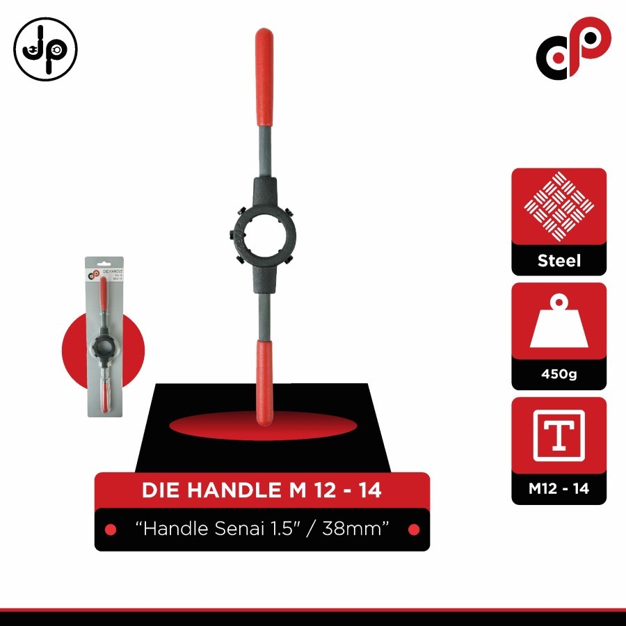 Jual Die Handle M 12 - 14| Gagang Senai | Handle Senai 1.5