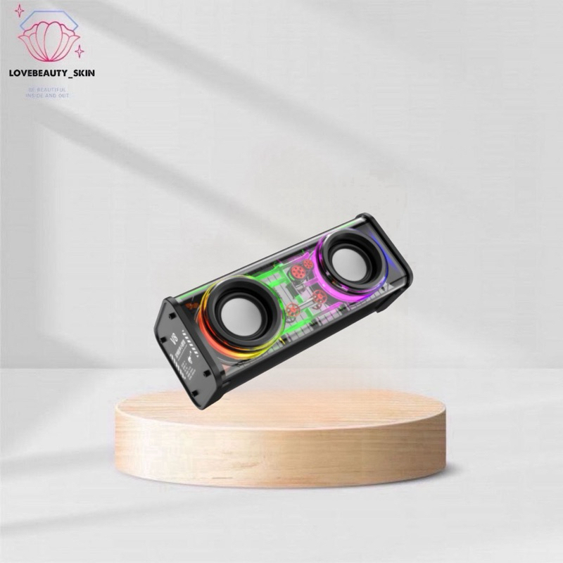 Jual Fingertime Speaker Bluetooth Wireless 10W Dual Stereo Speakers RGB ...