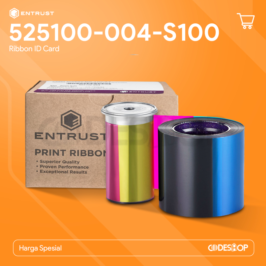 Jual Tinta Ribbon Entrust YMCKT Printer EM1 EM2 Sigma DS2 525100-004 ...