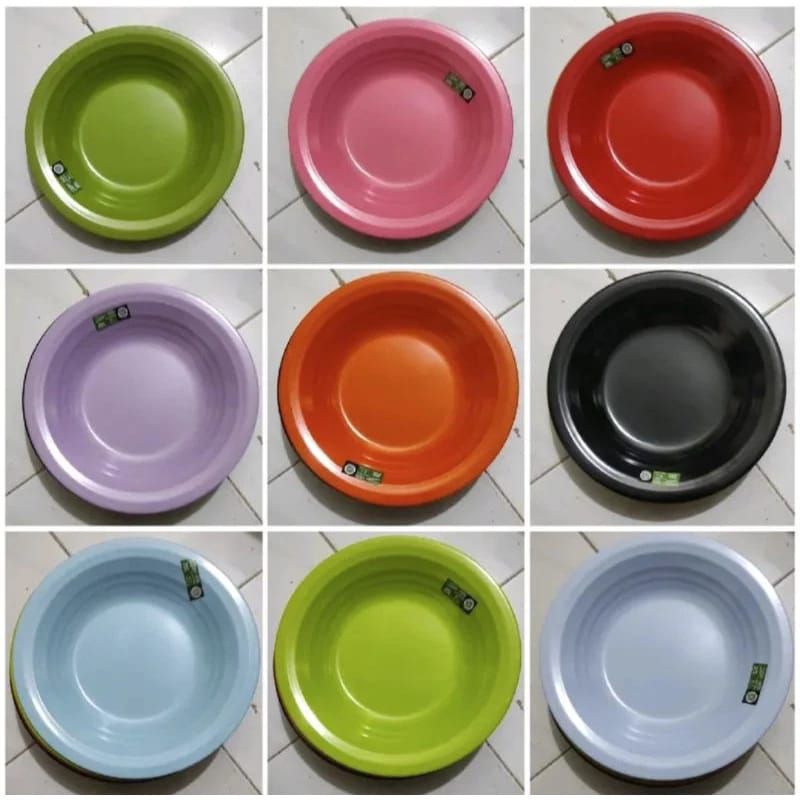 Jual Piring makan melamin ulir golden flying fish 9 inch P-0916 cocok ...