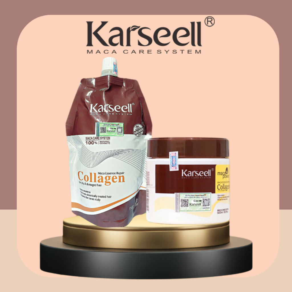 Jual Karseell Collagen Hair Mask Keratin Treatment 500ml Karseell Maca Essence Repair Collagen