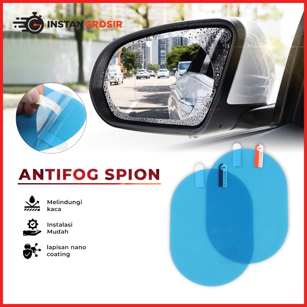 Jual AntiFog Stiker kaca Mobil anti air embun antigores Sticker ...