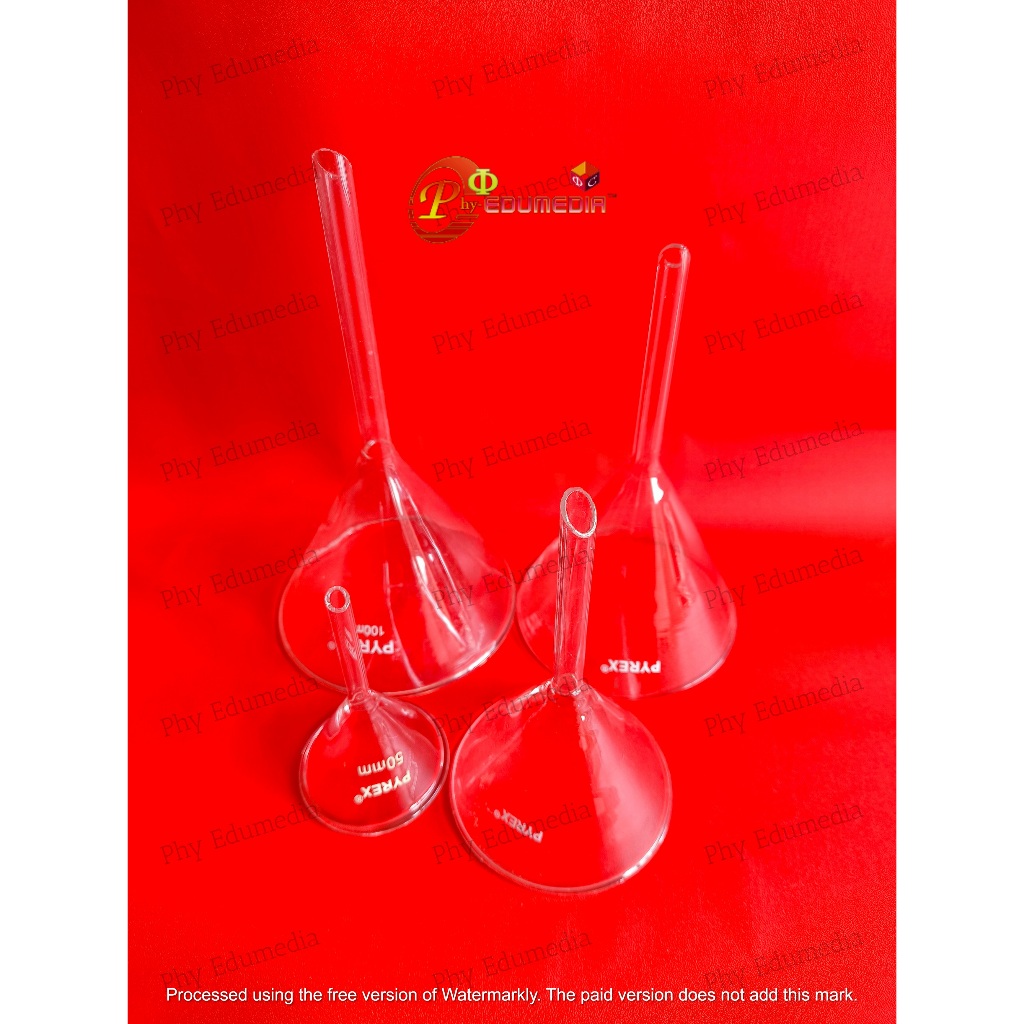 Jual Corong Kaca Pyrex / Funnel Glass Diameter 75mm 7.5 Cm | Shopee ...