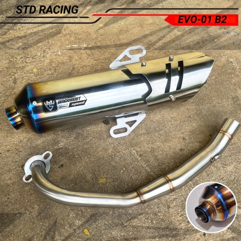 Jual Knalpot Standar Racing Nmax Aerox Vario Pcx Lexi Stylo Gm exhaust ...