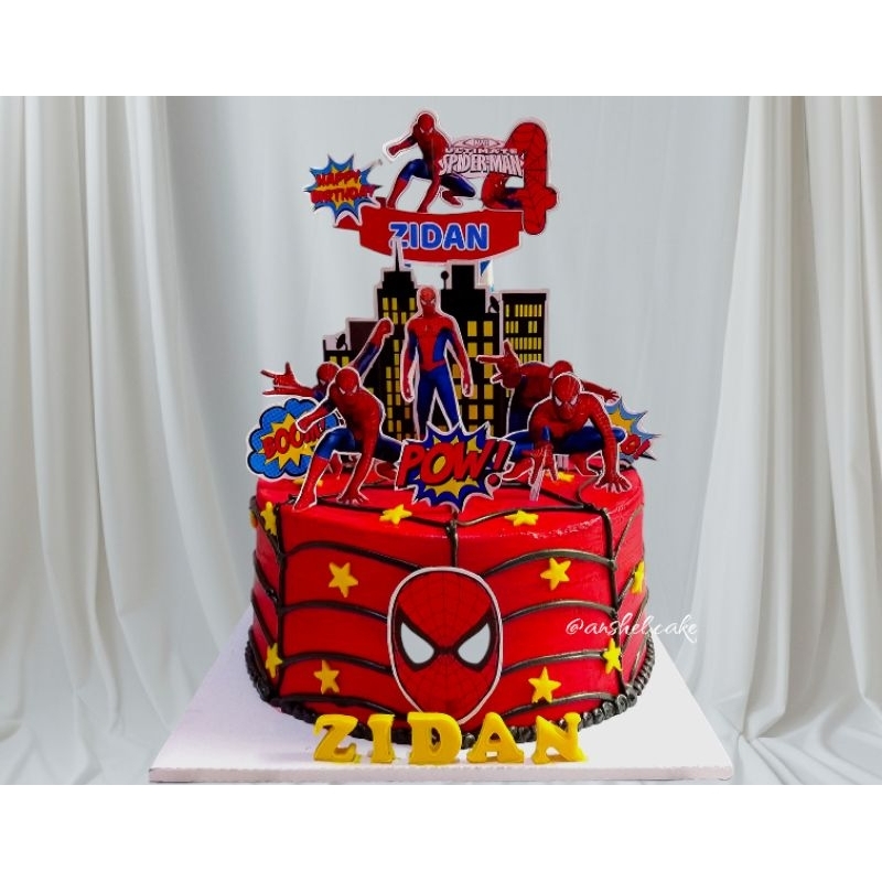 Jual Kue ulang tahun anak - kue ulang tahun spiderman - kue ultah anak