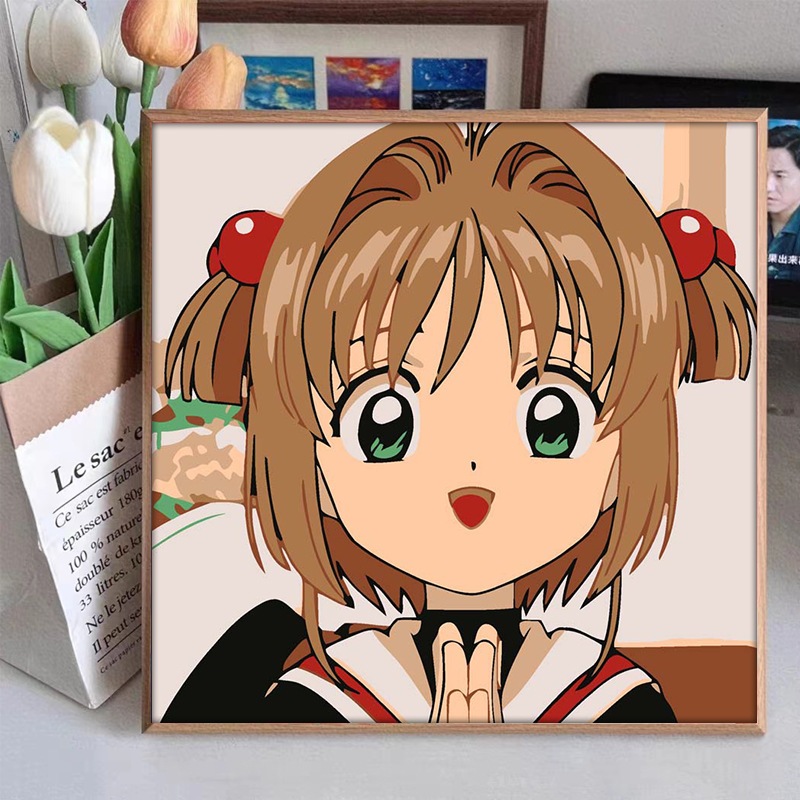 Jual Canvas Painting By Number / Melukis Mewarnai Kanvas Nomor Prakarya