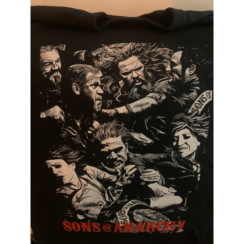 T-shirt Graphique ANARCHISM Sons Of Anarchy Moissonneur - Taille XL - Noir - Occasion Très Bon état