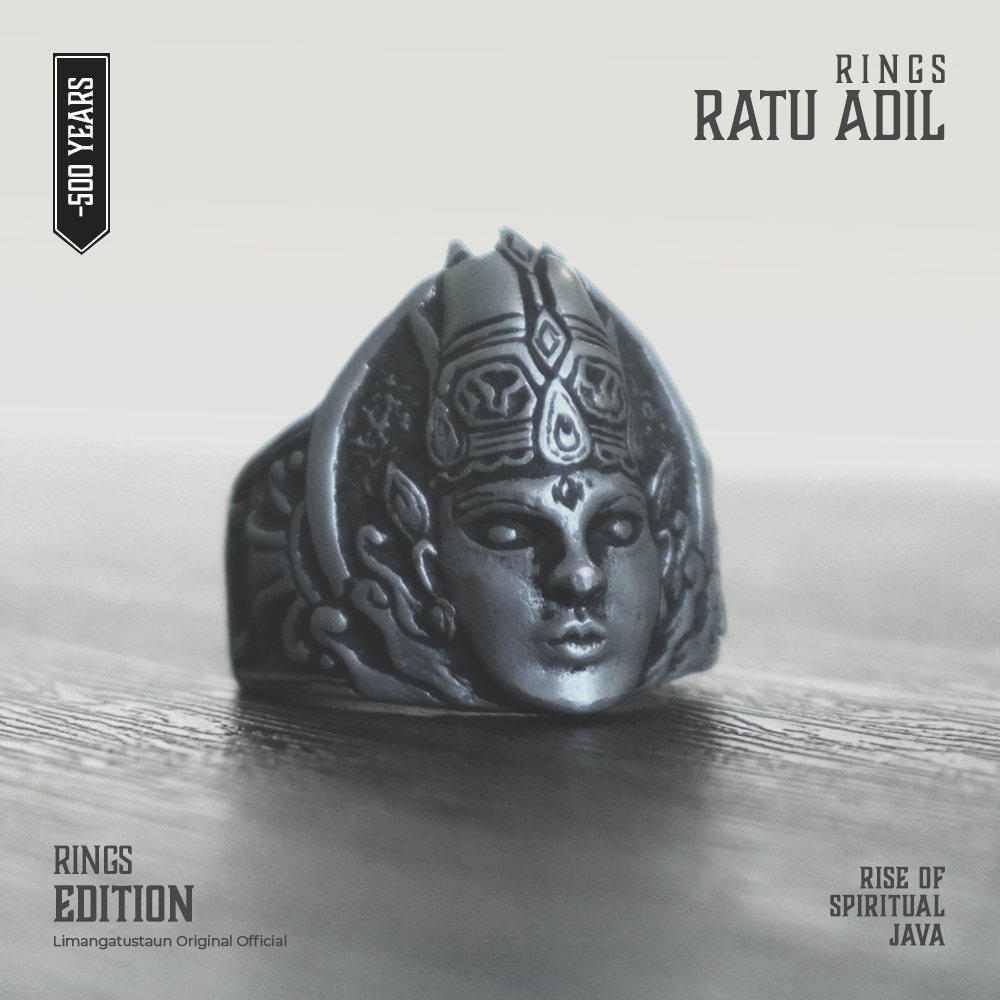 Jual Cincin Custom Pewter Murni RATU ADIL RING Limangatustaun Official ...