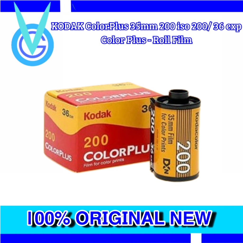 Jual KODAK ColorPlus 35mm 200 iso 200/ 36 exp Color Plus - Roll Film ...