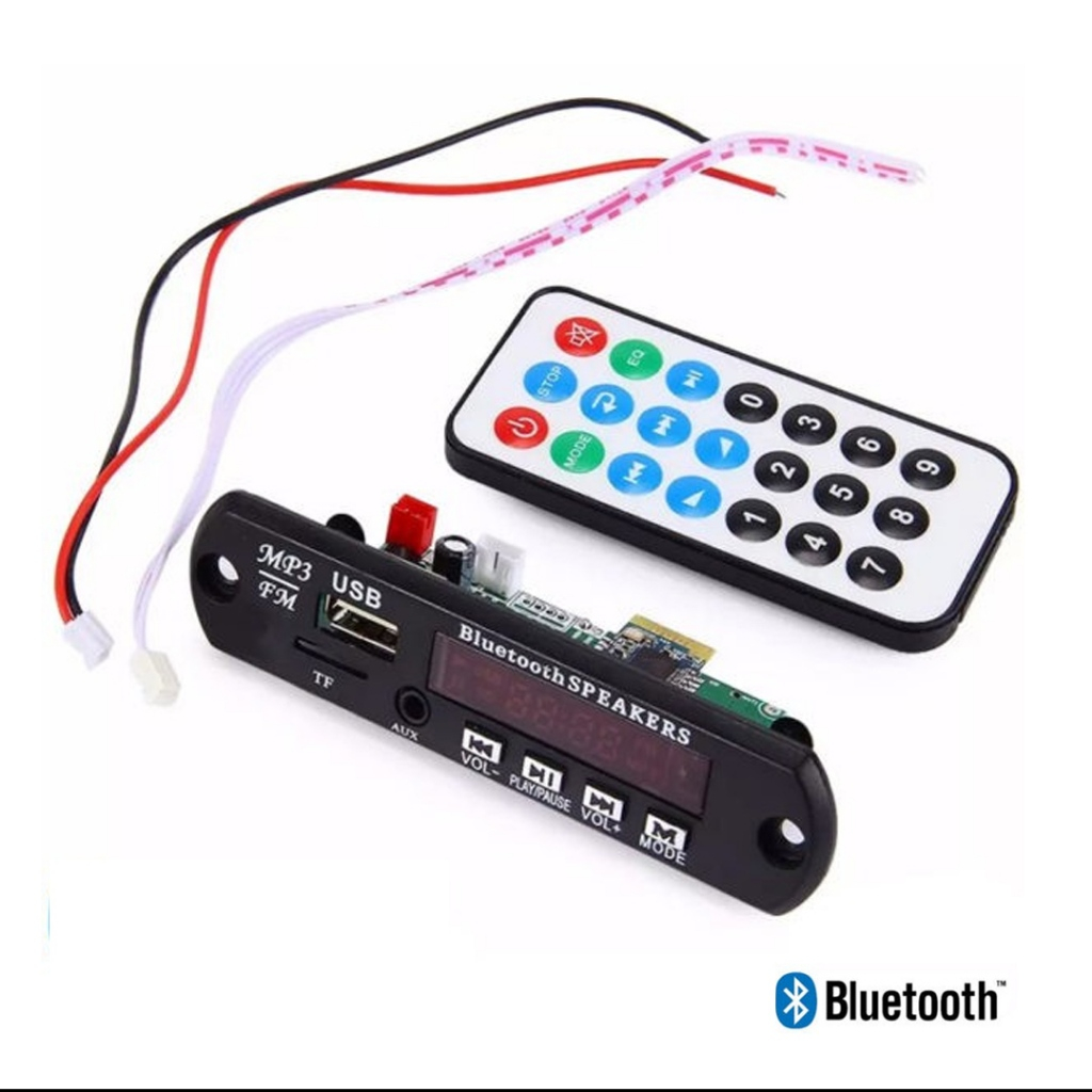 Jual Modul part Mp3 bluetooth plus Radio FM / kit modul Mp3 Player ...