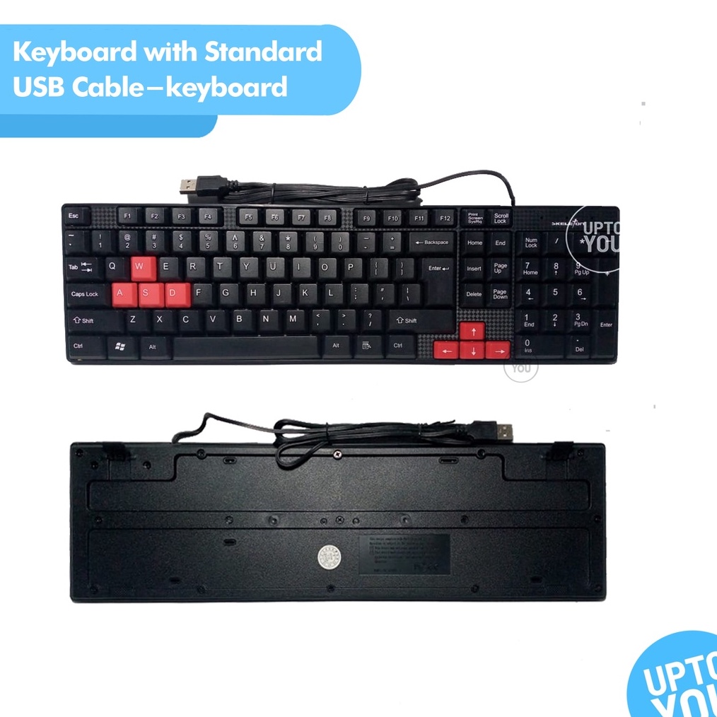 Jual Keyboard with Standard USB Cable Keyboard Kabel USB Keyboard ...