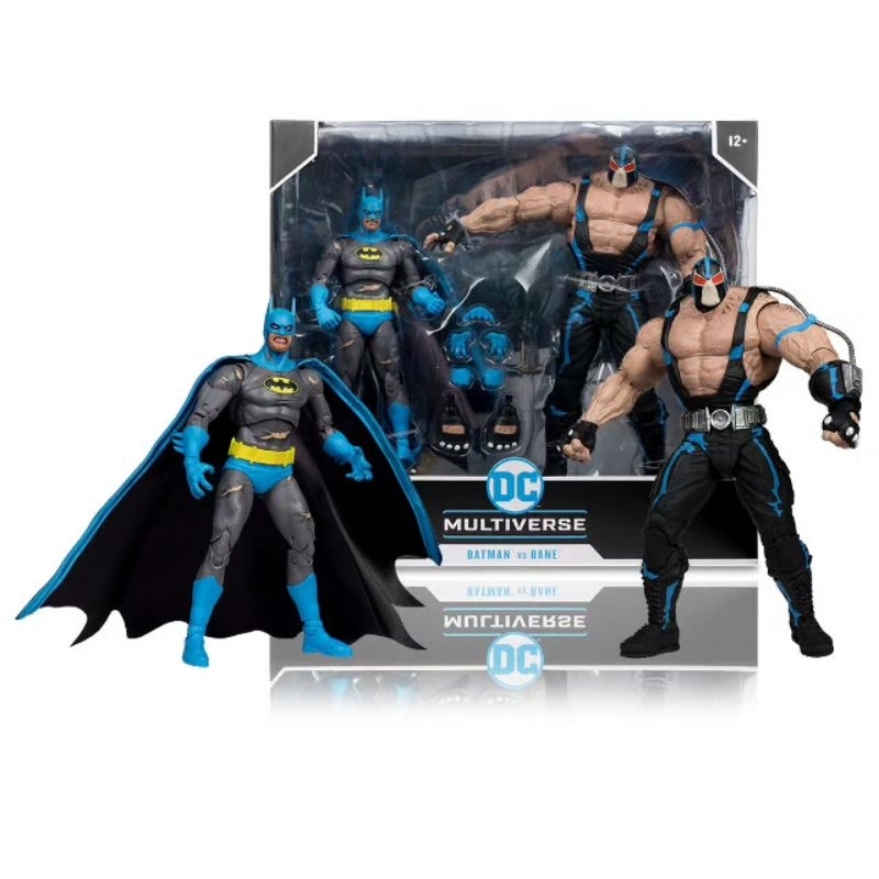 Jual DC MULTIVERSE MCFARLANE BATMAN VS BANE KNIGHTFALL 2 PACK ACTION ...