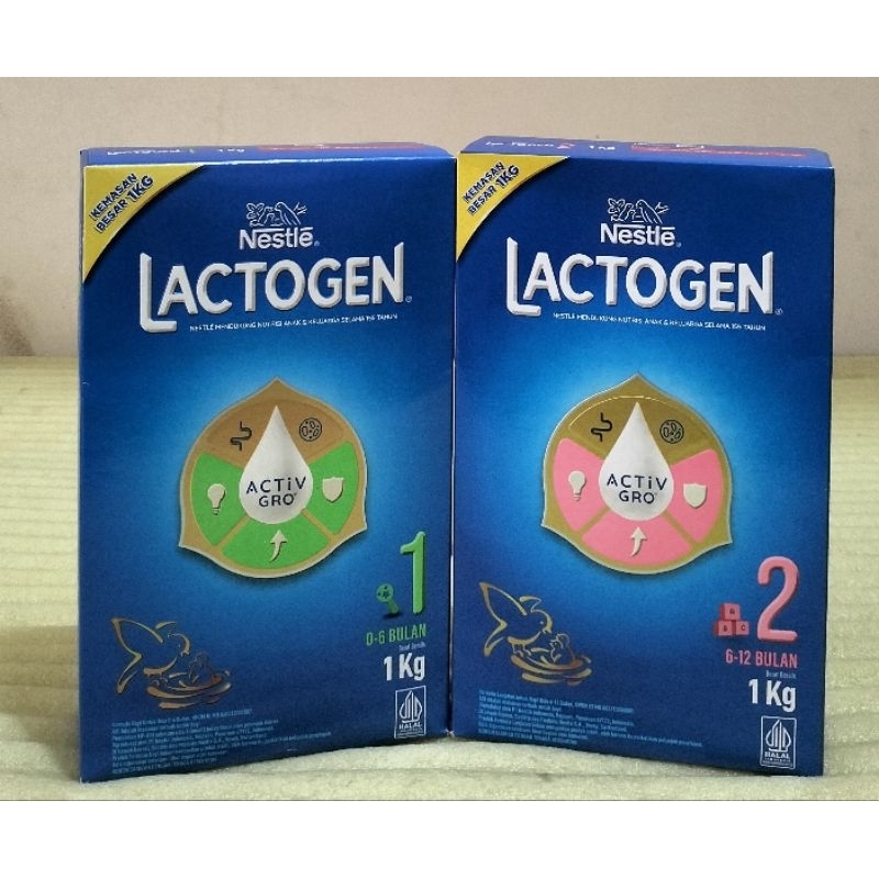Jual Nestle LACTOGEN 1/LACTOGEN 2. Kemasan 1 Kg | Shopee Indonesia